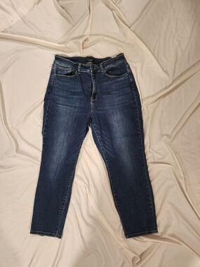 Judy Blue Dark Blue Women’s Jeans Cropped Slim